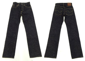 ONI Denim Men's 20 oz Heavyweight Nep Selvedge Jeans - Regular Straight Fit - One Wash Indigo - Made in Japan (ONI288-Asphalt)