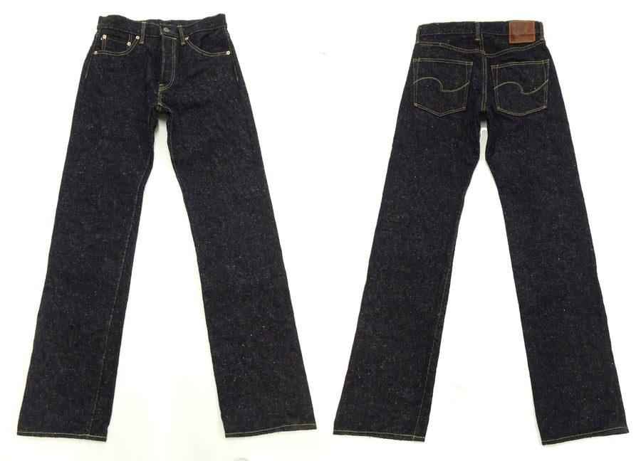 ONI Denim Men's 20 oz Heavyweight Nep Selvedge Jeans - Regular Straight Fit - One Wash Indigo - Made in Japan (ONI288-Asphalt)