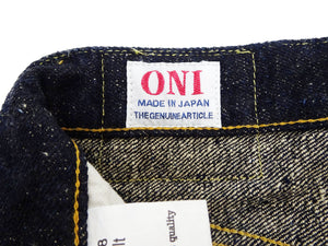 ONI Denim Men's 20 oz Heavyweight Nep Selvedge Jeans - Regular Straight Fit - One Wash Indigo - Made in Japan (ONI288-Asphalt)