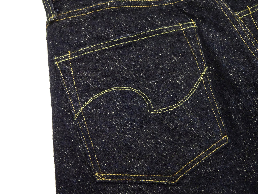 ONI Denim Men's 20 oz Heavyweight Nep Selvedge Jeans - Regular Straight Fit - One Wash Indigo - Made in Japan (ONI288-Asphalt)