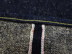 ONI Denim Men's 20 oz Heavyweight Nep Selvedge Jeans - Regular Straight Fit - One Wash Indigo - Made in Japan (ONI288-Asphalt)