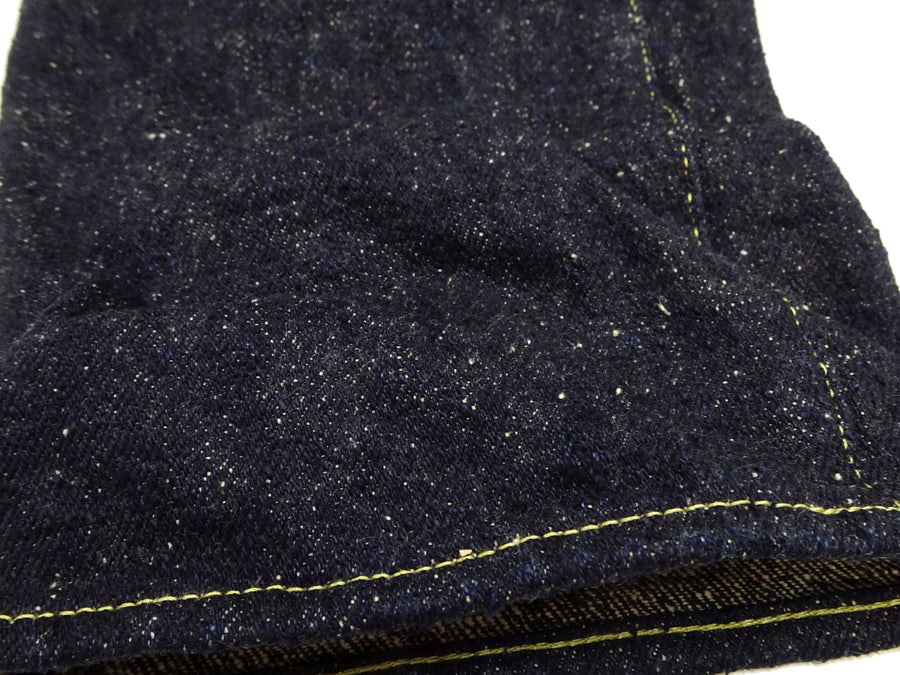 ONI Denim Men's 20 oz Heavyweight Nep Selvedge Jeans - Regular Straight Fit - One Wash Indigo - Made in Japan (ONI288-Asphalt)