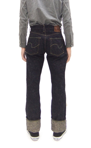 ONI Denim Men's 20 oz Heavyweight Nep Selvedge Jeans - Regular Straight Fit - One Wash Indigo - Made in Japan (ONI288-Asphalt)