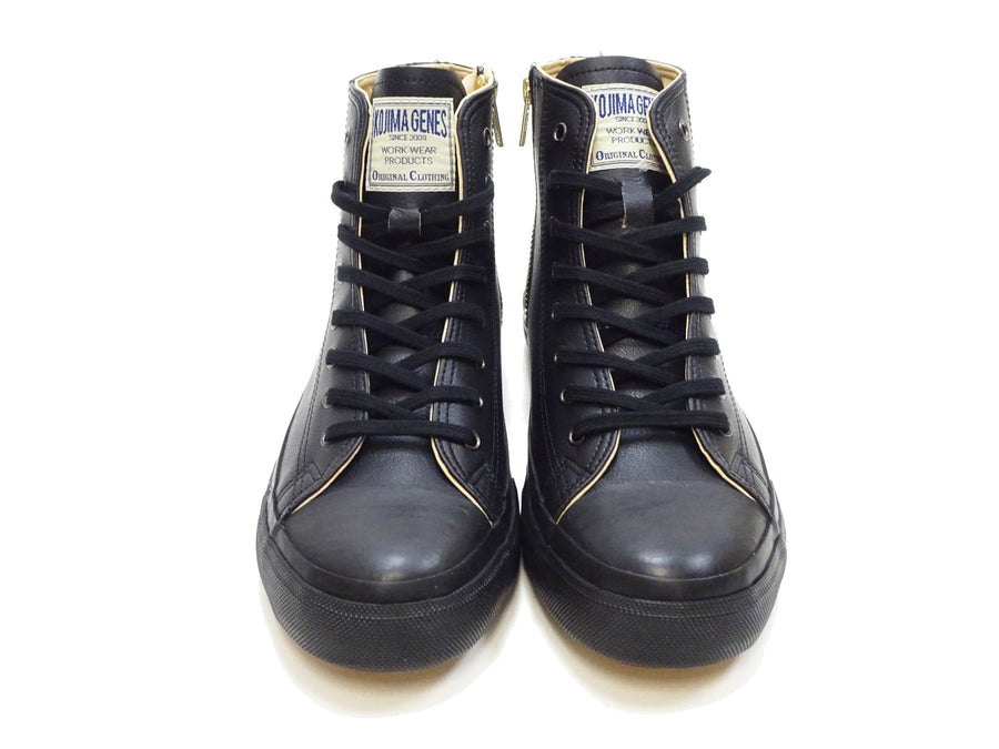 Kojima Genes Sneakers Men's Casual High Top Microfiber leather 