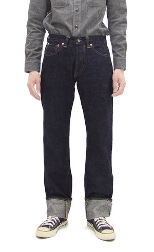 Samurai Jeans S5000VXII Men's Straight-Leg with Slightly Slim-Fit 17oz. Japanese Denim Pants One-Washed