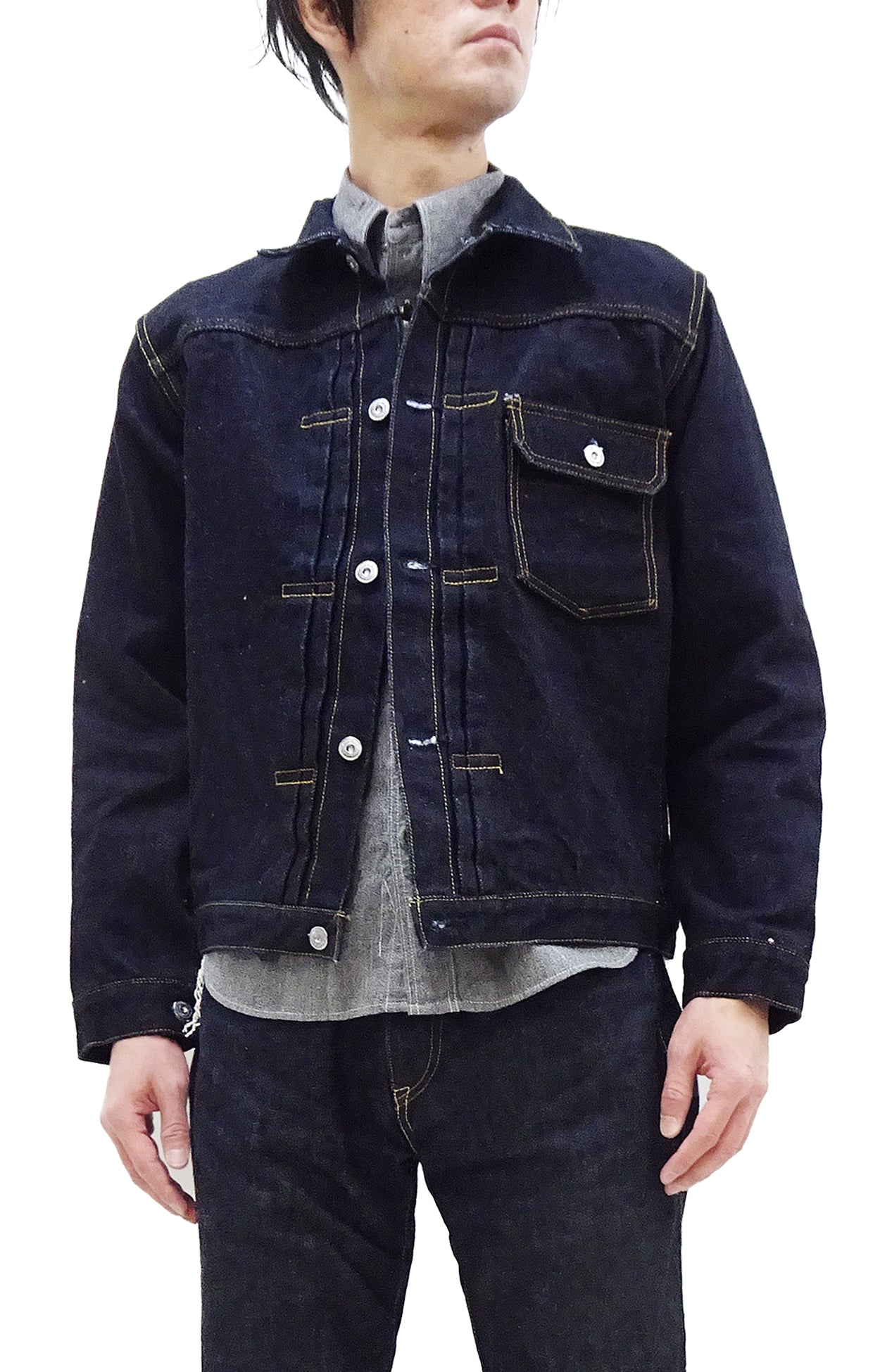 Samurai Jeans Denim Jacket Men's Type 1 Style 25 Oz. Denim Jean