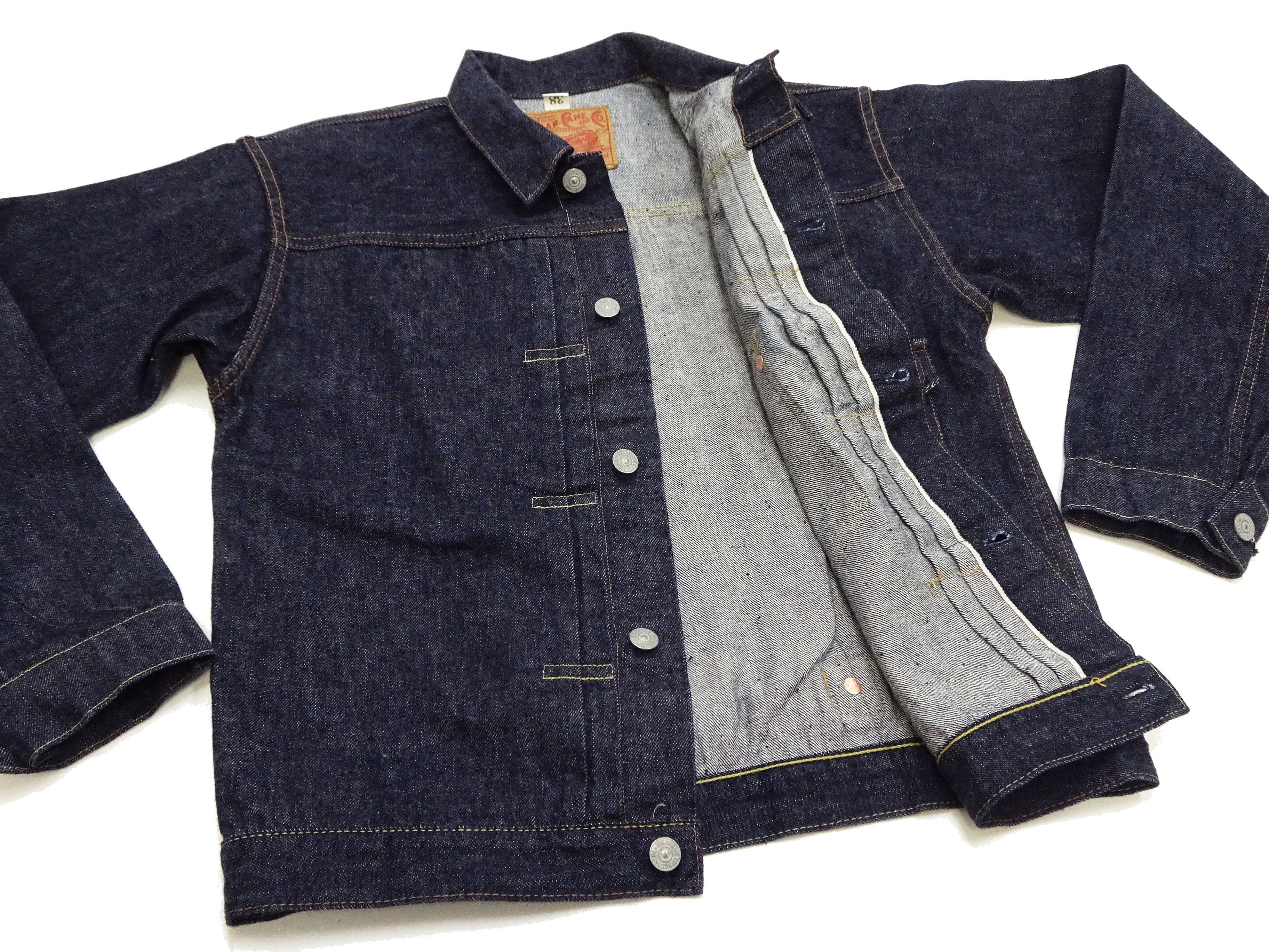 Sugar Cane Men's 1936 Type I Denim Jacket - 13.5 oz Selvedge Denim