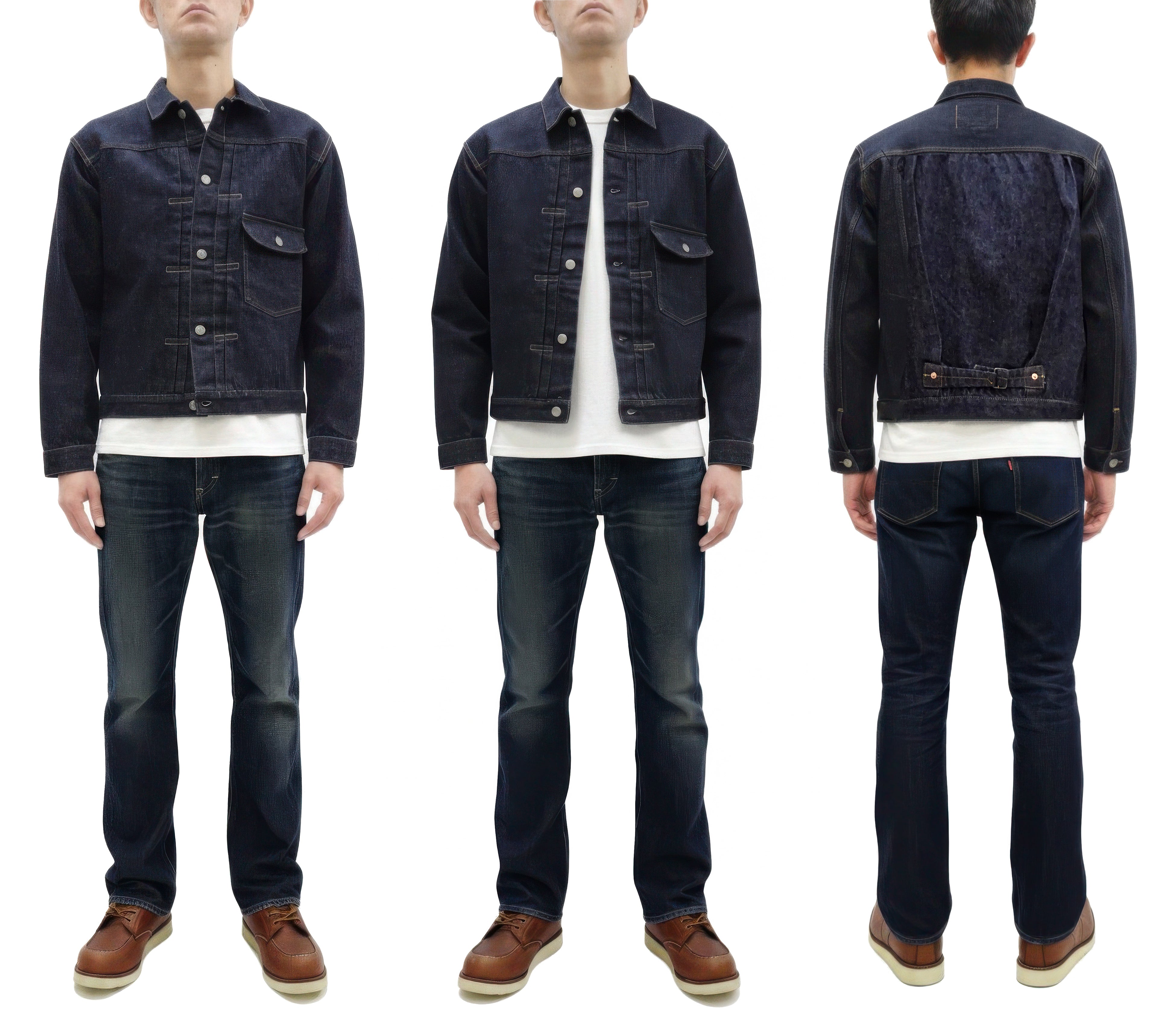 Sugar Cane Men's 1936 Type I Denim Jacket - 13.5 oz Selvedge Denim
