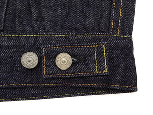 Sugar Cane Men's 1953 Type II Reproduction Denim Jacket, 14.25 oz. 100% Cotton Selvedge Denim, One-Wash Finish, Made in Japan (SC11953, 421A Dark Indigo)