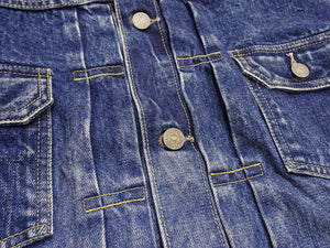 Sugar Cane Faded Denim Jacket SC11953SW Men's Type 2 Style Jean Jacket SC11953SW-429