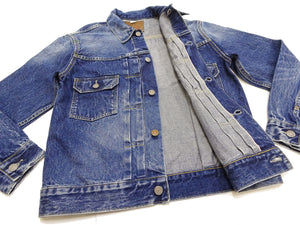 Sugar Cane Faded Denim Jacket SC11953SW Men's Type 2 Style Jean Jacket SC11953SW-429