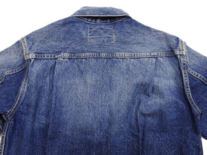 Sugar Cane Faded Denim Jacket SC11953SW Men's Type 2 Style Jean Jacket SC11953SW-429