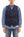 Sugar Cane Men's Vintage-Inspired Wabash Stripe Work Vest (Waistcoat), 9 oz. 100% Cotton Wabash Stripe Front and 11 oz. Denim Back, Unlined and Unpadded, Made in Japan (SC12654, 421A One-Wash)