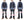 Sugar Cane Vest Men's Casual Indigo Wabash Stripe Work Vest Waistcoat SC12654