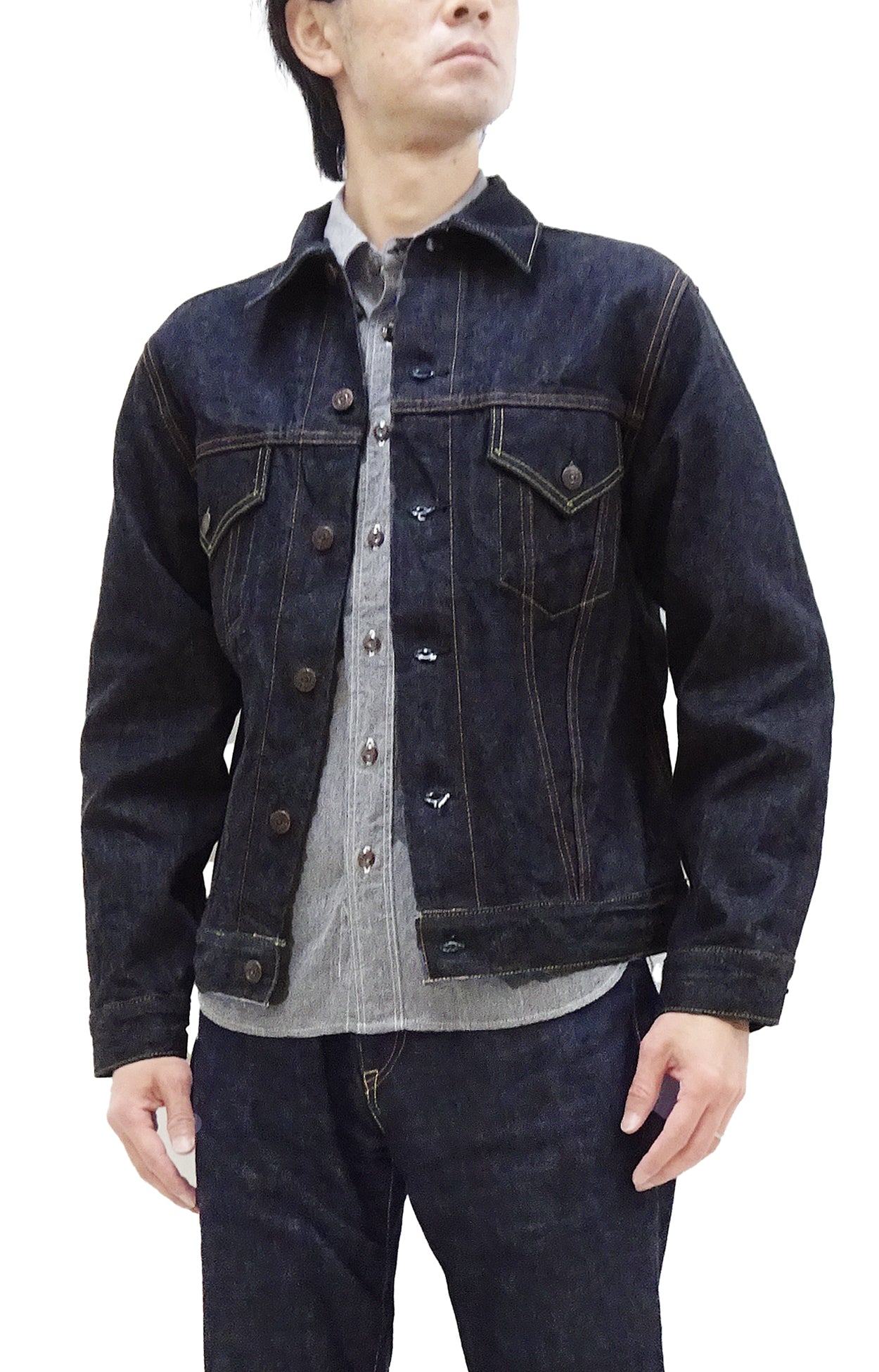 Sugar Cane Denim Jacket Men's 1962 Type 3 Style Jean Jacket