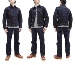 Sugar Cane Denim Jacket Men's 1962 Type 3 Style Jean Jacket SC12962 One-Wash