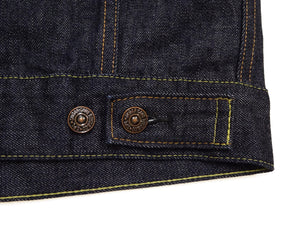 Sugar Cane Men's 1962 Type III Vintage-Inspired Denim Trucker Jacket, 14.25 oz. 100% Cotton Selvedge Denim, One-Wash, Made in Japan (Toyo Enterprises SC12962, 421A Dark Indigo)
