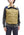 Sugar Cane Puffer Vest Men's Outer Vest Contrast Yoke Panel Padded Vest SC15400 133 Beige/Navy-Blue/Beige