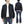 Sugar Cane Sports Jacket Men's Casual 1950s Style Lightweight Unlined Cotton Windbreaker SC15616 119 Black