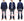 Sugar Cane Sports Jacket Men's Casual 1950s Style Lightweight Unlined Cotton Windbreaker SC15616 128 Navy-Blue