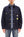 Sugar Cane Men's Vintage-Inspired 9 oz. Wabash Stripe Work Coat, 100% Cotton Indigo Fabric, Unlined Chore Jacket, Made in Japan (SC15658, Navy, 421A One-Wash)