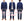Sugar Cane Men's Denim Sports Jacket, 1950s American Style Unlined Lightweight Cotton Denim Jacket, Made in Japan (SC15913 128 Navy)