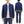 Sugar Cane Men's Denim Sports Jacket, 1950s American Style Unlined Lightweight Cotton Denim Jacket, Made in Japan (SC15913 128 Navy)