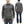 Sugar Cane Work Shirt with Vertical Hairline Code Stripe Pattern Men's Casual Jean Cord Long Sleeve Button Up Shirt SC25511 119 Black