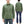Sugar Cane Work Shirt with Vertical Hairline Code Stripe Pattern Men's Casual Jean Cord Long Sleeve Button Up Shirt SC25511 149 Olive