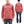 Sugar Cane Work Shirt with Vertical Hairline Code Stripe Pattern Men's Casual Jean Cord Long Sleeve Button Up Shirt SC25511 165 Red