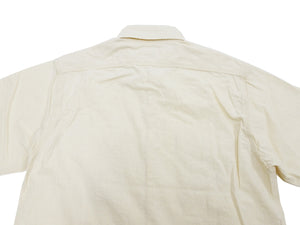 Sugar Cane Chambray Shirt Men's Lightweight Long Sleeve Button Up Plain Work Shirt SC27851 401 Ecru