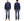 Sugar Cane Men's Blue Denim Work Shirt, 9 oz. Cotton Long-Sleeve Button-Up Shirt, Made in Japan (SC27852 421A One Wash)