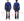 Sugar Cane Indigo Stripe Shirt Men's Japanese Kasuri Style Long Sleeve Button Up Work Shirt Fiction Romance SC29396 421A) Navy-Blue