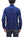 Sugar Cane Indigo Stripe Shirt Men's Japanese Kasuri Style Long Sleeve Button Up Work Shirt Fiction Romance SC29396 421A) Navy-Blue