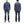 Load image into Gallery viewer, Sugar Cane Men&#39;s Long Sleeve Ombre Plaid Work Shirt - 100% Cotton Twill, One-Wash, Made in Japan (SC29561 125 Blue)
