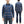 Sugar Cane Men's Long Sleeve Ombre Plaid Work Shirt - 100% Cotton Twill, One-Wash, Made in Japan (SC29561 125 Blue)