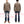 Load image into Gallery viewer, Sugar Cane Men&#39;s Long Sleeve Plaid Work Shirt - 100% Cotton Twill, One-Wash, Made in Japan (SC29564 138 Brown)
