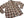 Sugar Cane Men's Long Sleeve Plaid Work Shirt - 100% Cotton Twill, One-Wash, Made in Japan (SC29564 138 Brown)