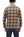 Sugar Cane Men's Long Sleeve Plaid Work Shirt - 100% Cotton Twill, One-Wash, Made in Japan (SC29564 138 Brown)