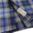 Load image into Gallery viewer, Sugar Cane Men&#39;s Vintage-Style Brushed Plaid Flannel Long-Sleeve Work Shirt - Fiction Romance Collection - 100% Cotton Herringbone Twill, Made in Japan (SC29584 128 Navy Blue)
