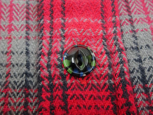 Sugar Cane Men's Vintage-Style Brushed Plaid Flannel Long-Sleeve Work Shirt - Fiction Romance Collection - 100% Cotton Herringbone Twill, Made in Japan (SC29584 165 Red)