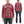 Sugar Cane Men's Vintage-Style Brushed Plaid Flannel Long-Sleeve Work Shirt - Fiction Romance Collection - 100% Cotton Herringbone Twill, Made in Japan (SC29584 165 Red)
