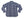 Sugar Cane Men's Indigo Plaid Long-Sleeve Work Shirt - Fiction Romance Collection - 100% Cotton, Inspired by Traditional Japanese Kimono Fabric, Made in Japan (SC29591 421A Navy)