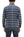 Sugar Cane Men's Indigo Plaid Long-Sleeve Work Shirt - Fiction Romance Collection - 100% Cotton, Inspired by Traditional Japanese Kimono Fabric, Made in Japan (SC29591 421A Navy)