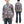 Sugar Cane Men's Long Sleeve Patchwork Madras Button-Down Shirt, Lightweight 100% Cotton Plaid, Made in Japan (SC29736 128 Navy Tone)