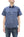 Sugar Cane Blue Chambray Shirt Men's Casual Short Sleeve Plain Button Up Work Shirt SC37941 421 Blue One Wash