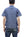 Sugar Cane Blue Chambray Shirt Men's Casual Short Sleeve Plain Button Up Work Shirt SC37941 421 Blue One Wash