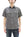 Sugar Cane Hickory Stripe Work Shirt - Men's Casual Short Sleeve Button Up Shirt SC37944 119 Black