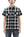 Sugar Cane Ombre Plaid Work Shirt Men's Casual Vintage-Style Short Sleeve Check Button Up Shirt SC39519 119 Black