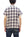Sugar Cane Ombre Plaid Work Shirt Men's Casual Vintage-Style Short Sleeve Check Button Up Shirt SC39519 105 Off-White
